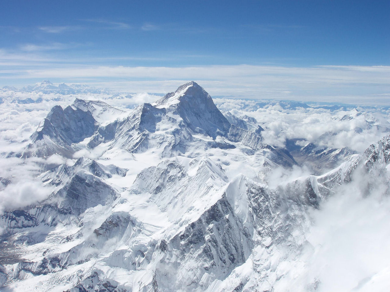 Makalu vom Everest